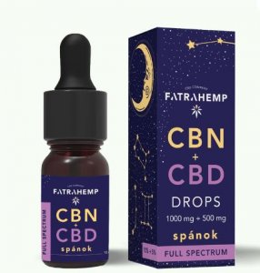 FatraHemp CBN + CBD olej 15%, full spectrum - SPÁNOK, 10ml