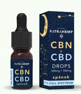FatraHemp CBN + CBD olej 10%, full spectrum - SPÁNOK, 10ml
